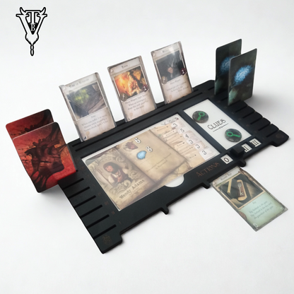 Mansions Of Madness Board Game - Character Player Board close up — The Board Viking