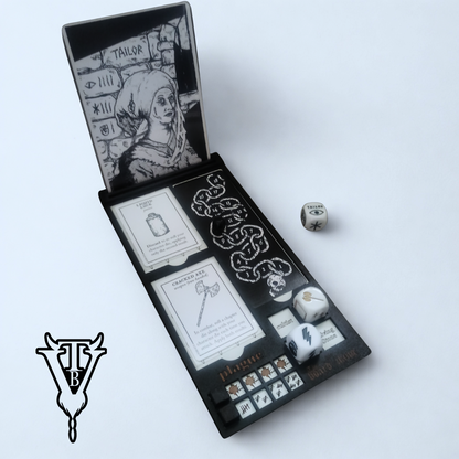 Escape The Dark Castle - Character Player Board - Card Holder close up — The Board Viking