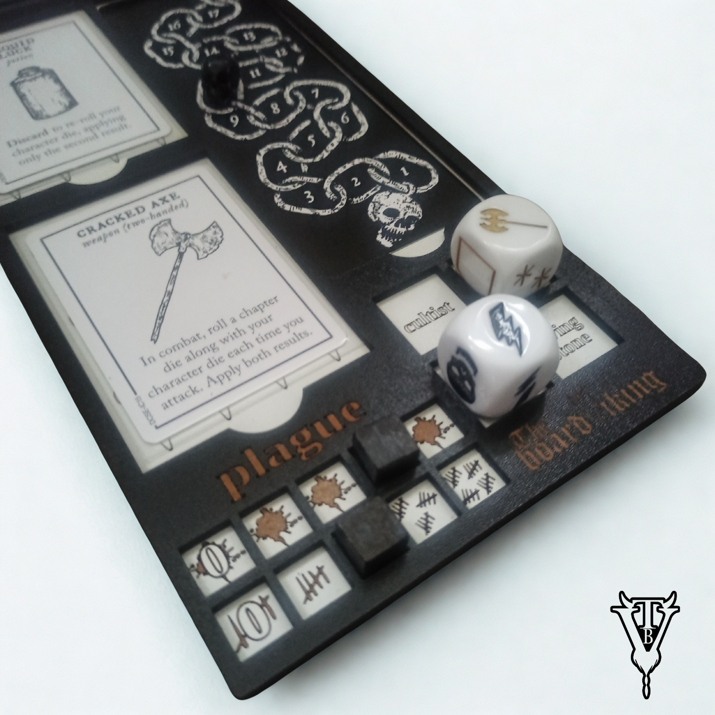 Escape The Dark Castle - Character Player Board - Card Holder side view — The Board Viking
