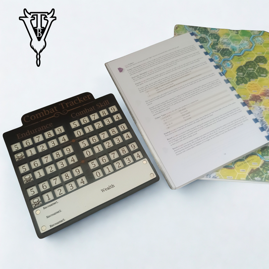 Barbarian Prince Solo RPG Combat Tracking Player Board — The Board Viking