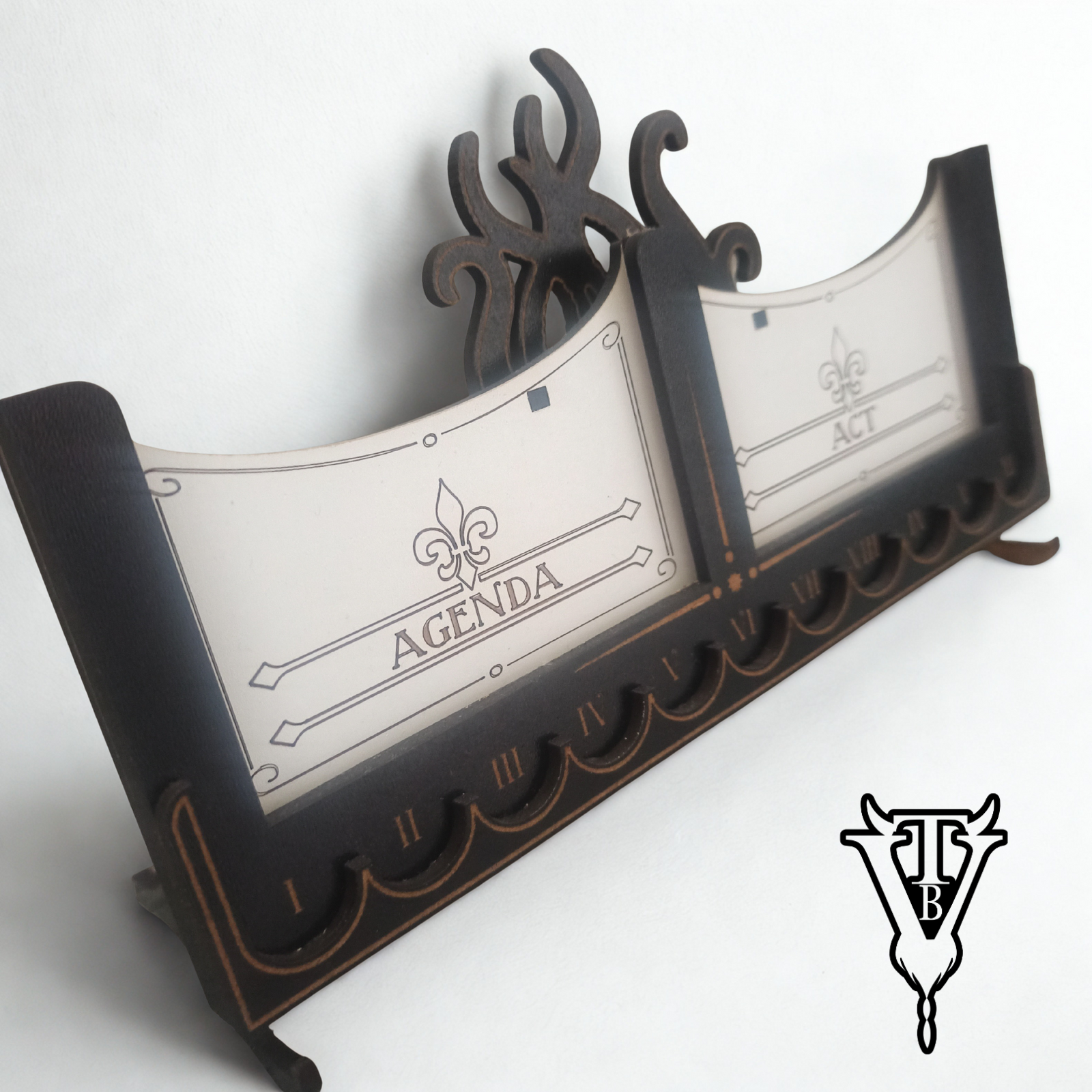 Arkham Horror The card game Act - Agenda - Scenario Card Holder close up — The Board Viking