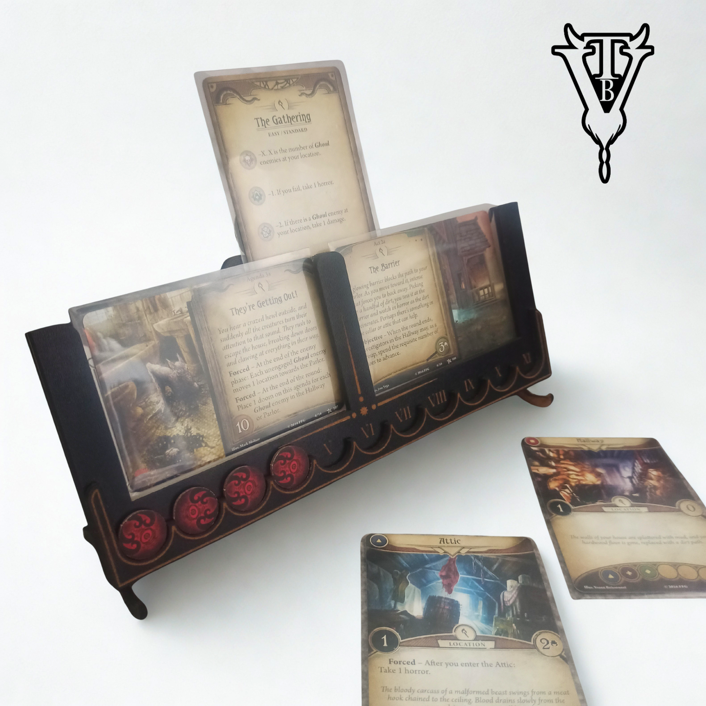 Arkham Horror The card game Act - Agenda - Scenario Card Holder detail view — The Board Viking