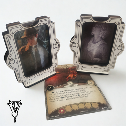 Arkham Horror The Card Game Character Card Picture Frame Holder (Pack Of 2) side view — The Board Viking