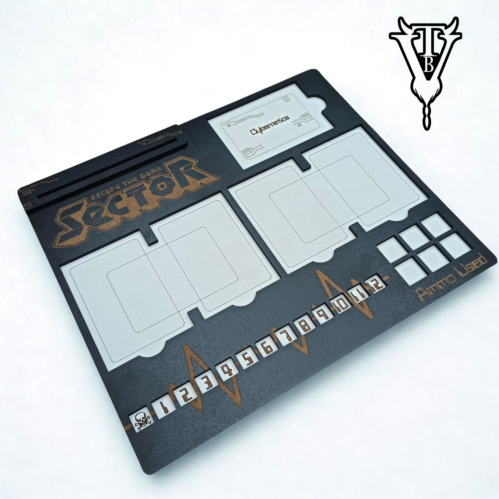 Escape The Dark Sector — Character Player Board & Card Organiser packaging — The Board Viking