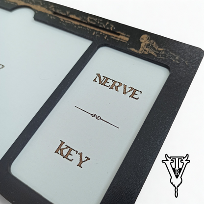 The Night Cage Board Game - Prisoner Character Board side view — The Board Viking