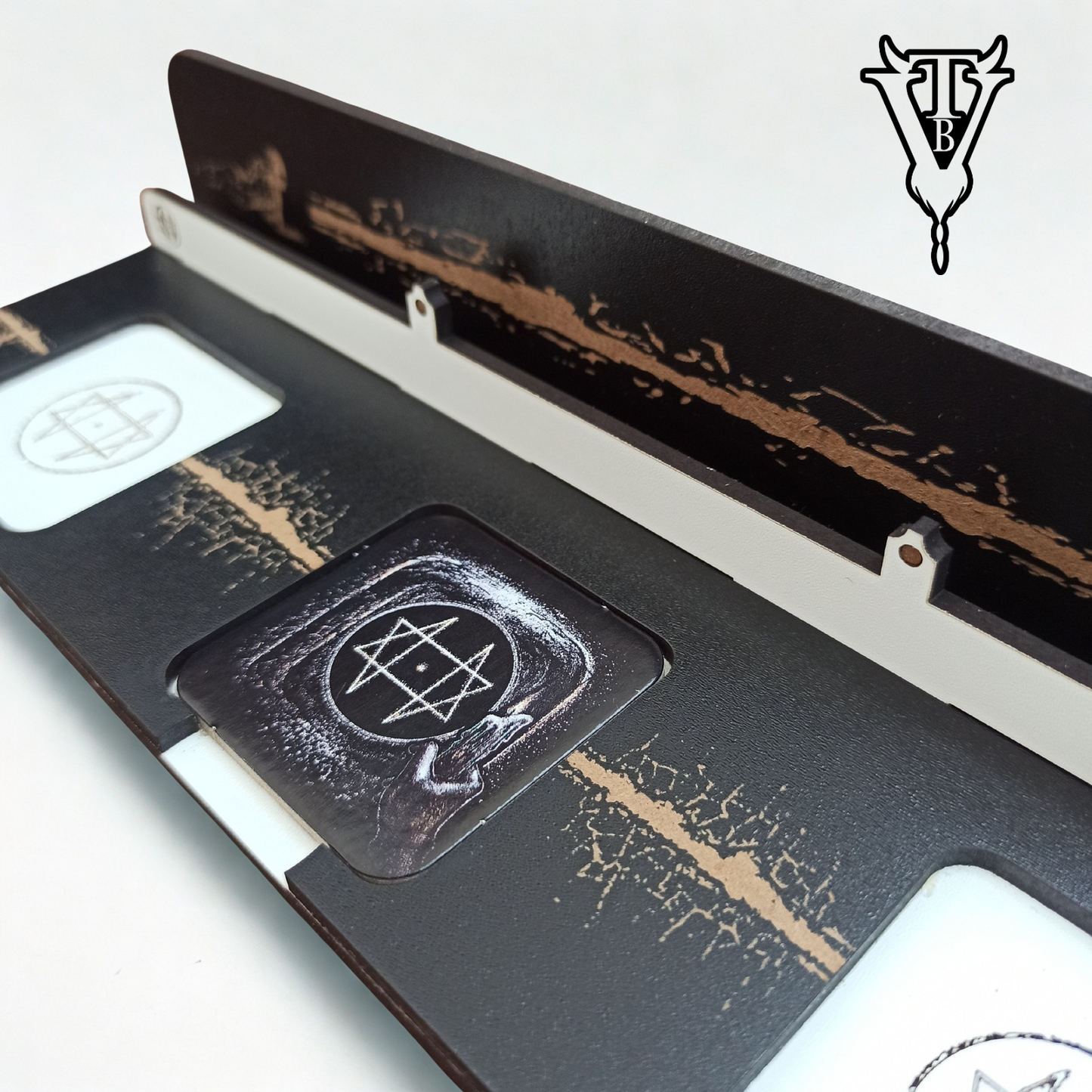 The Night Cage Board Game - Pathway Card And Tile Holder. detail view — The Board Viking