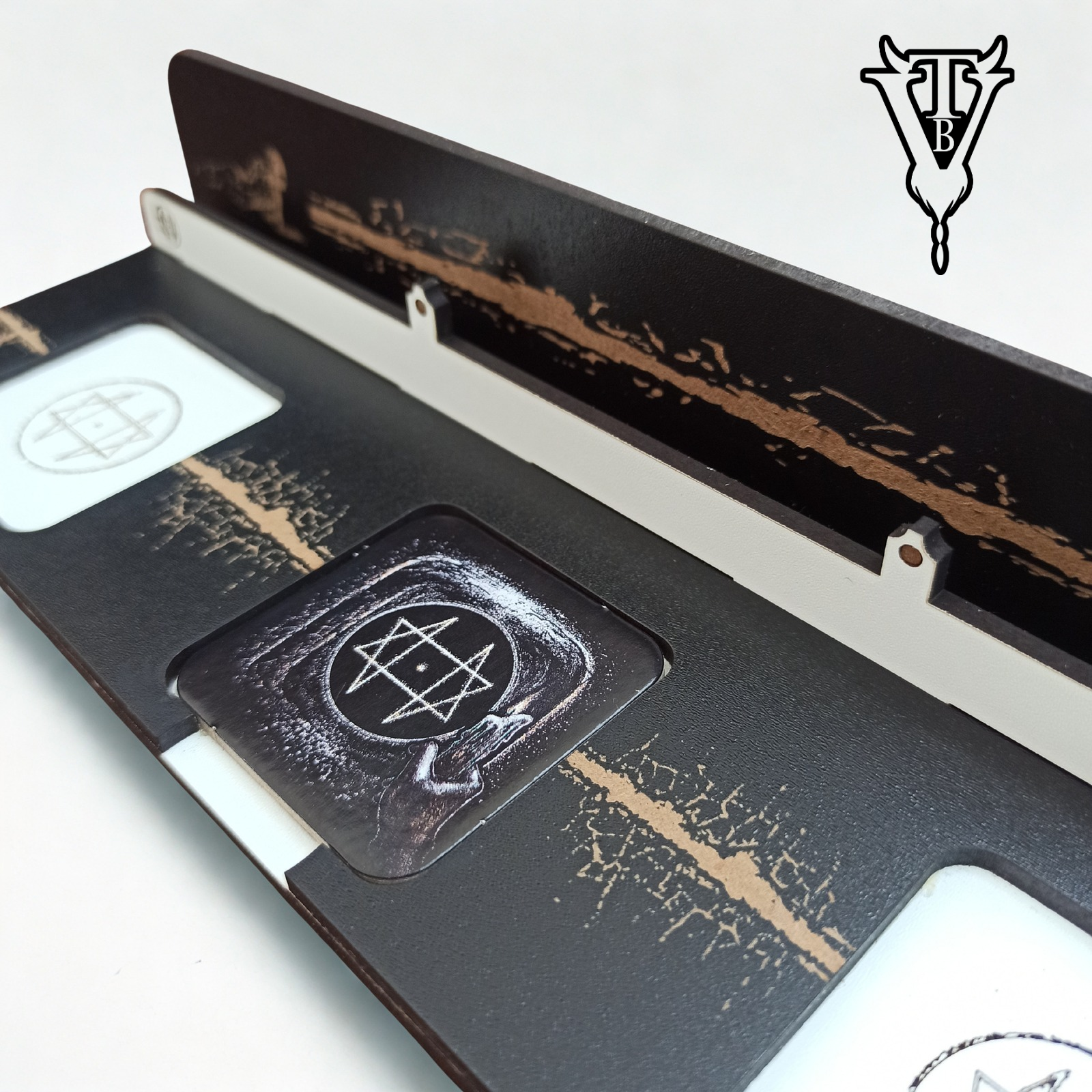 The Night Cage Board Game - Pathway Card And Tile Holder. detail view — The Board Viking