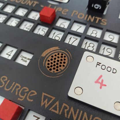 Alone Against The Zone — Solo RPG Hex-Crawl Player Board