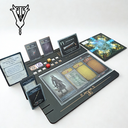 Bloodborne The Board Game — Hunter Character Dashboard & Card Holder packaging — The Board Viking
