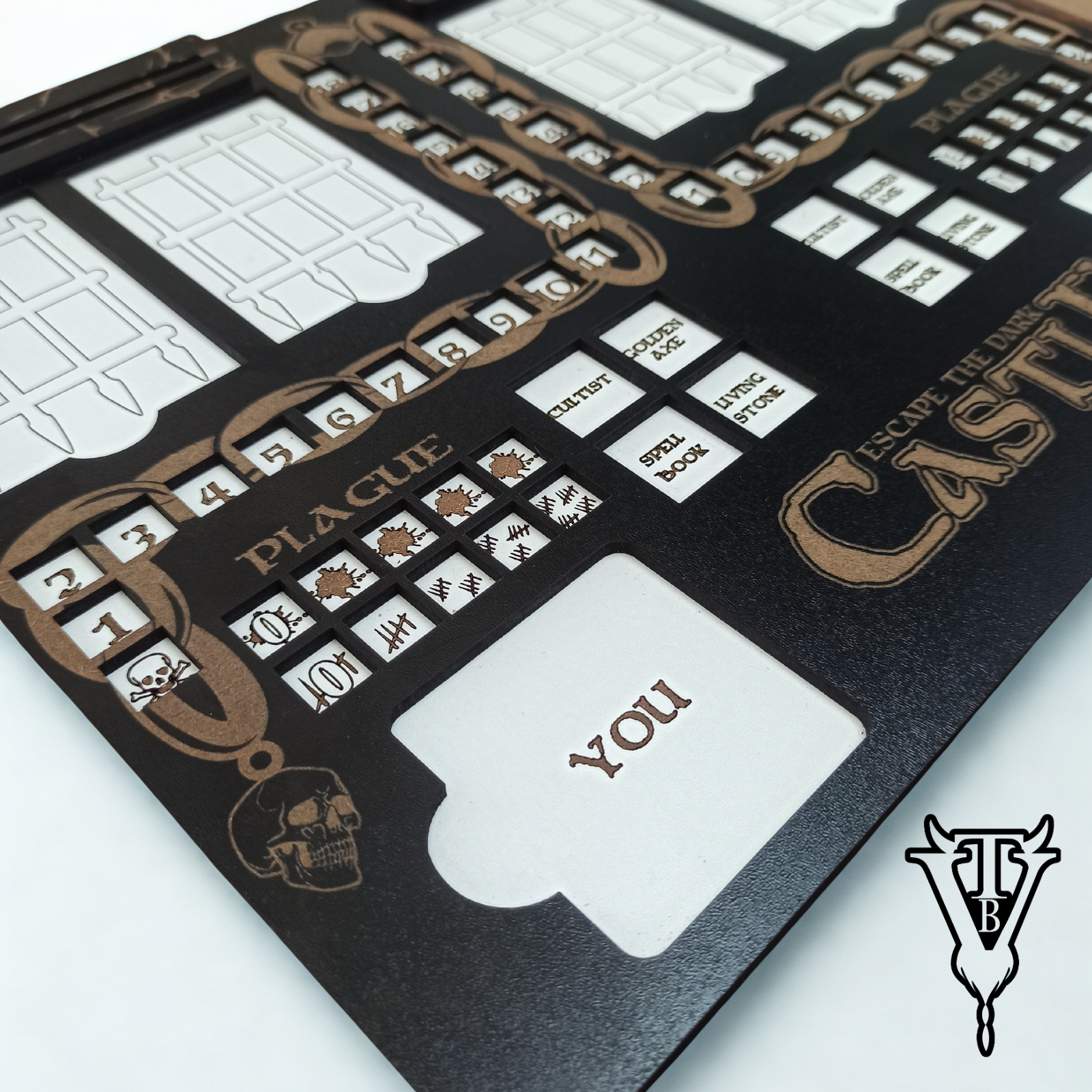 Escape The Dark Castle — Character Player Board V2 (Solo Play) view 9 — The Board Viking