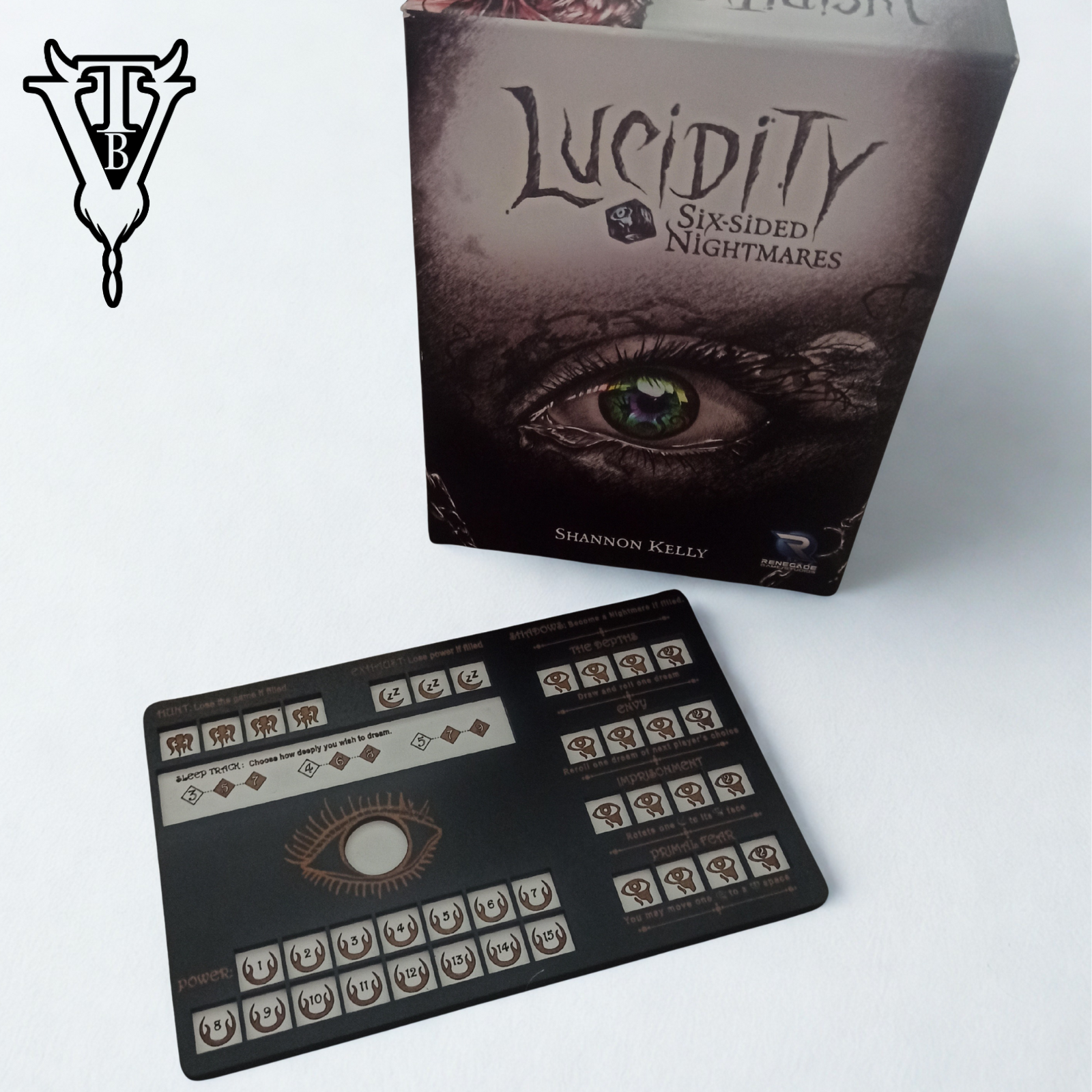Lucidity Six Sided Nightmares Dice Game - Player Board — The Board Viking