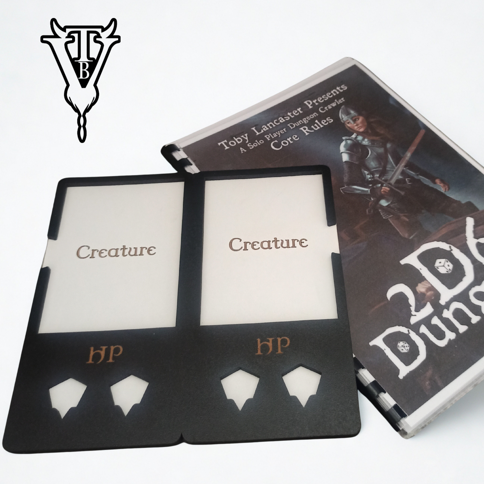 2D6 Dungeon Solo RPG Two Creature HP Tracker Board — The Board Viking