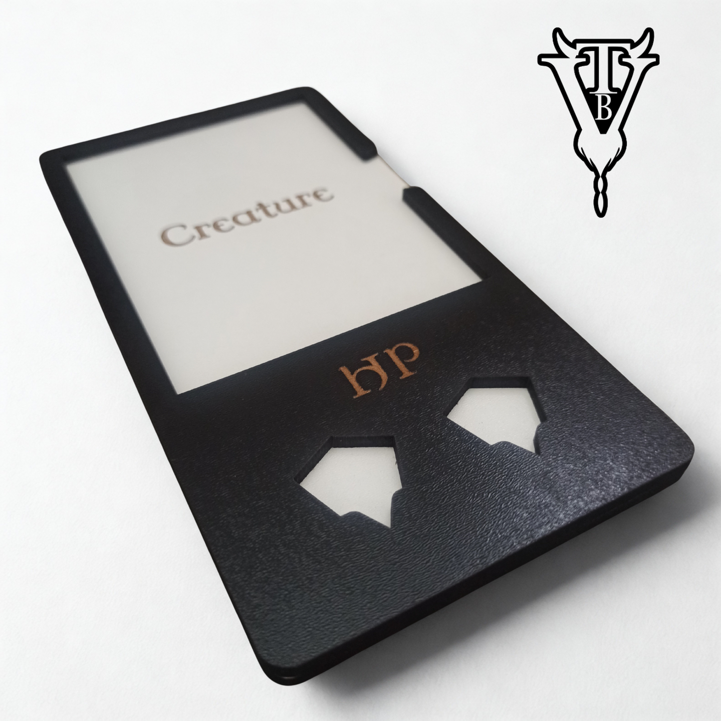 2D6 Dungeon Solo RPG Creature HP Tracker Player Board close up — The Board Viking