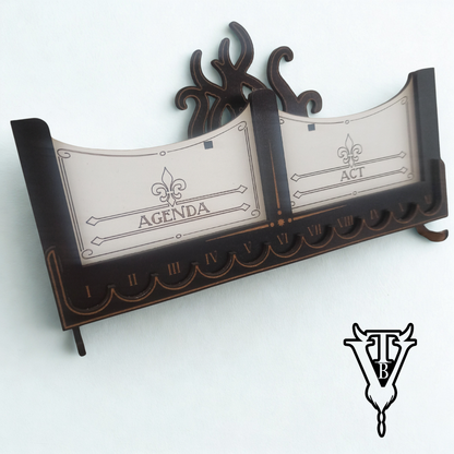 Arkham Horror The card game Act - Agenda - Scenario Card Holder in use — The Board Viking
