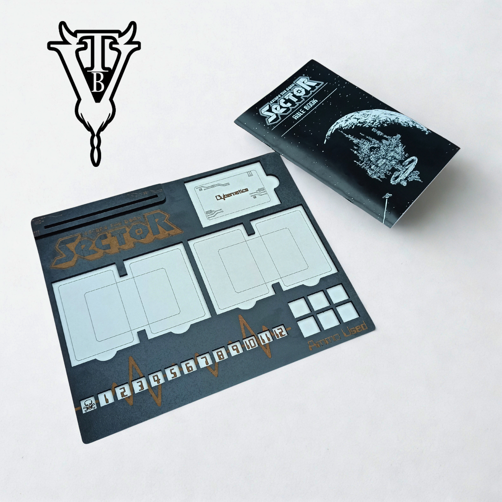 Escape The Dark Sector — Character Player Board & Card Organiser components — The Board Viking
