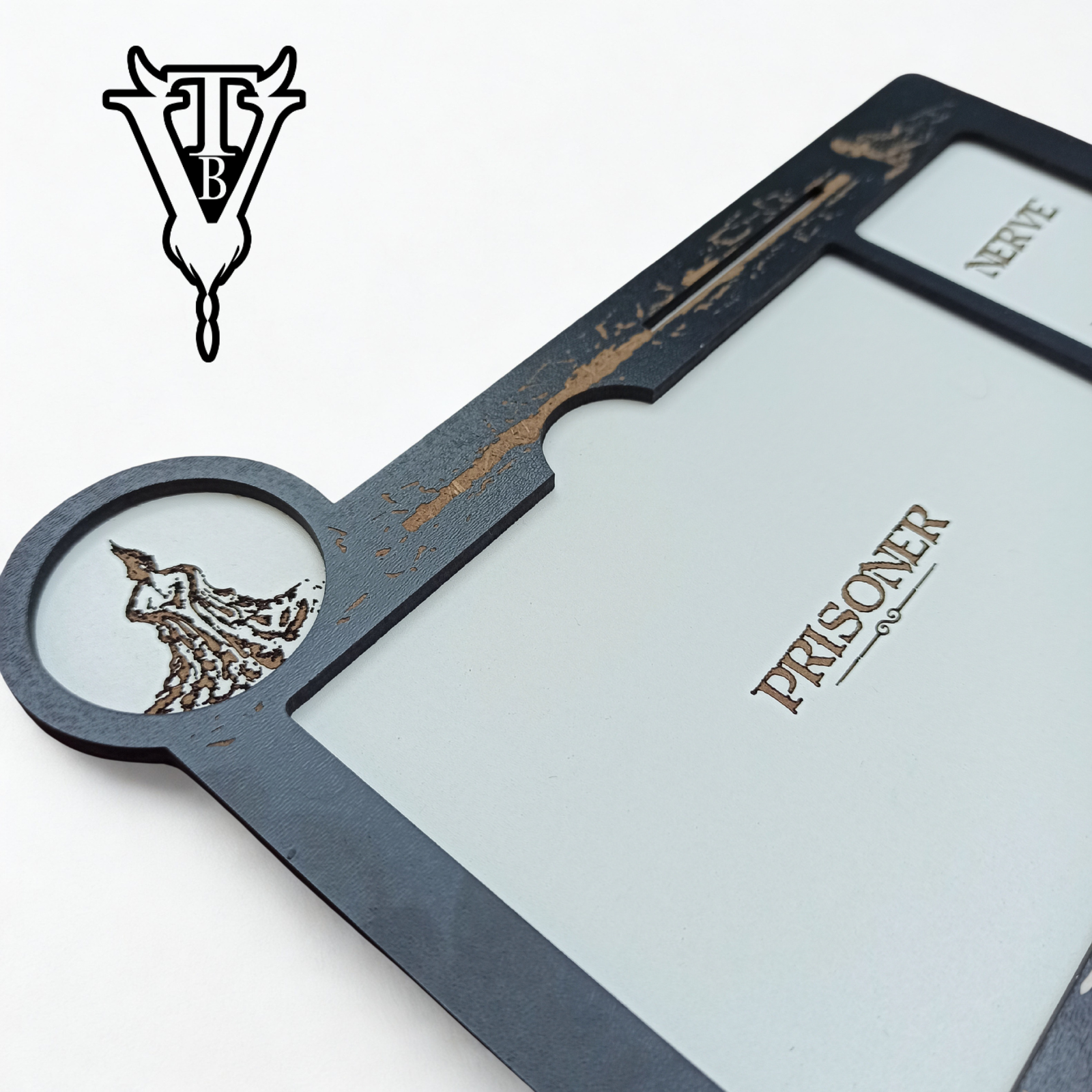 The Night Cage Board Game - Prisoner Character Board detail view — The Board Viking