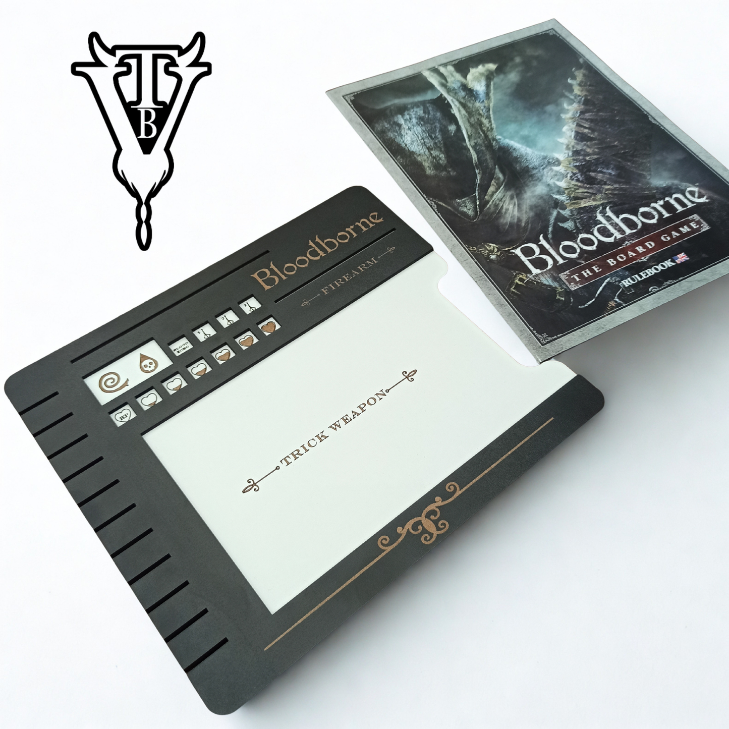 Bloodborne The Board Game — Hunter Character Dashboard & Card Holder — The Board Viking