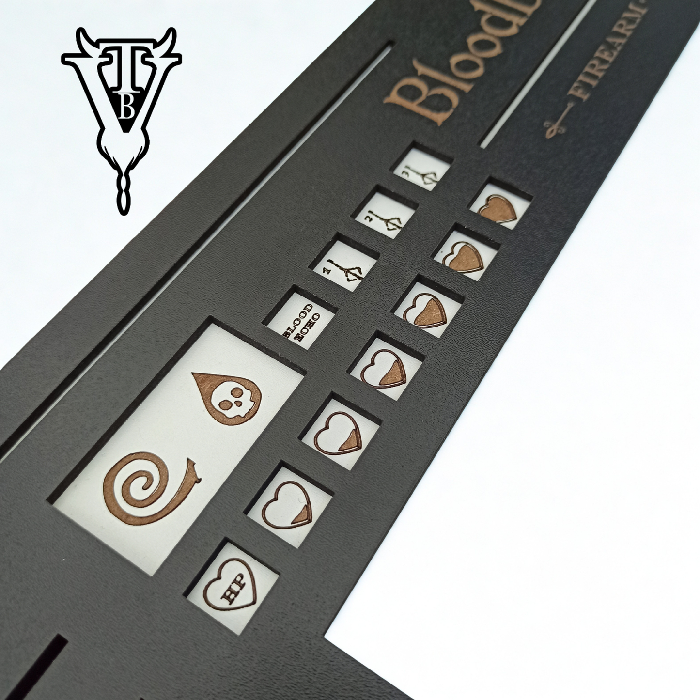 Bloodborne The Board Game — Hunter Character Dashboard & Card Holder detail view — The Board Viking