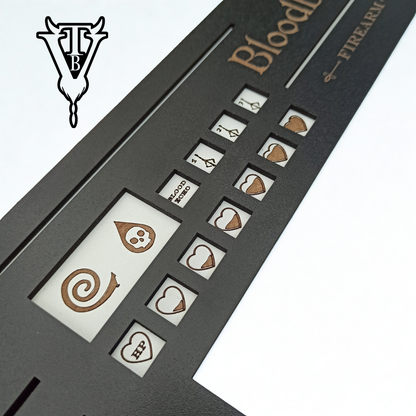 Bloodborne The Board Game — Hunter Character Dashboard & Card Holder detail view — The Board Viking