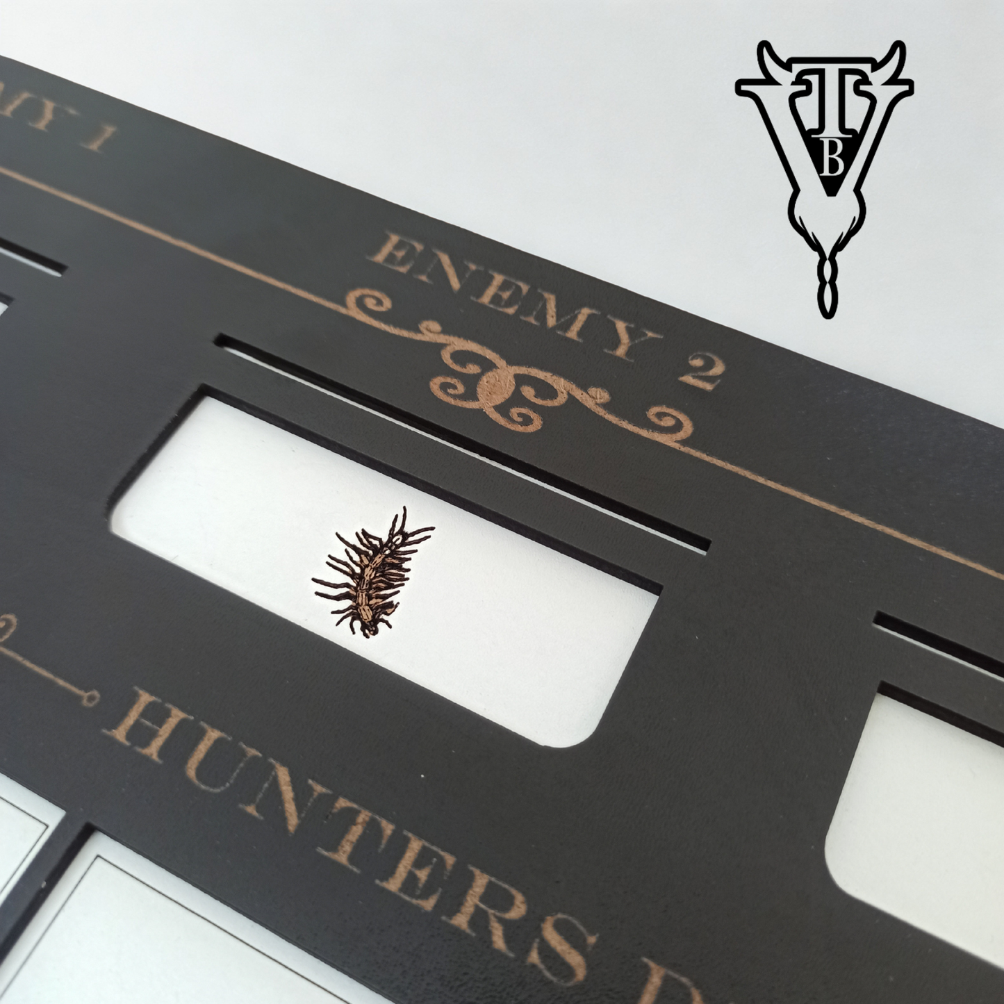 Bloodborne The Board Game — Hunt Board & Hunter's Dream Tracker back view — The Board Viking