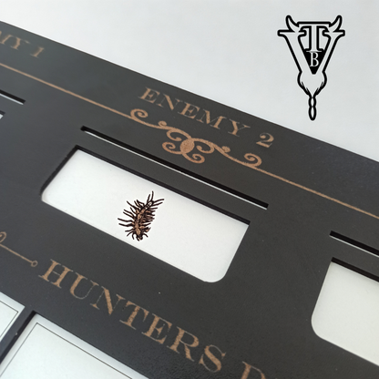 Bloodborne The Board Game — Hunt Board & Hunter's Dream Tracker back view — The Board Viking