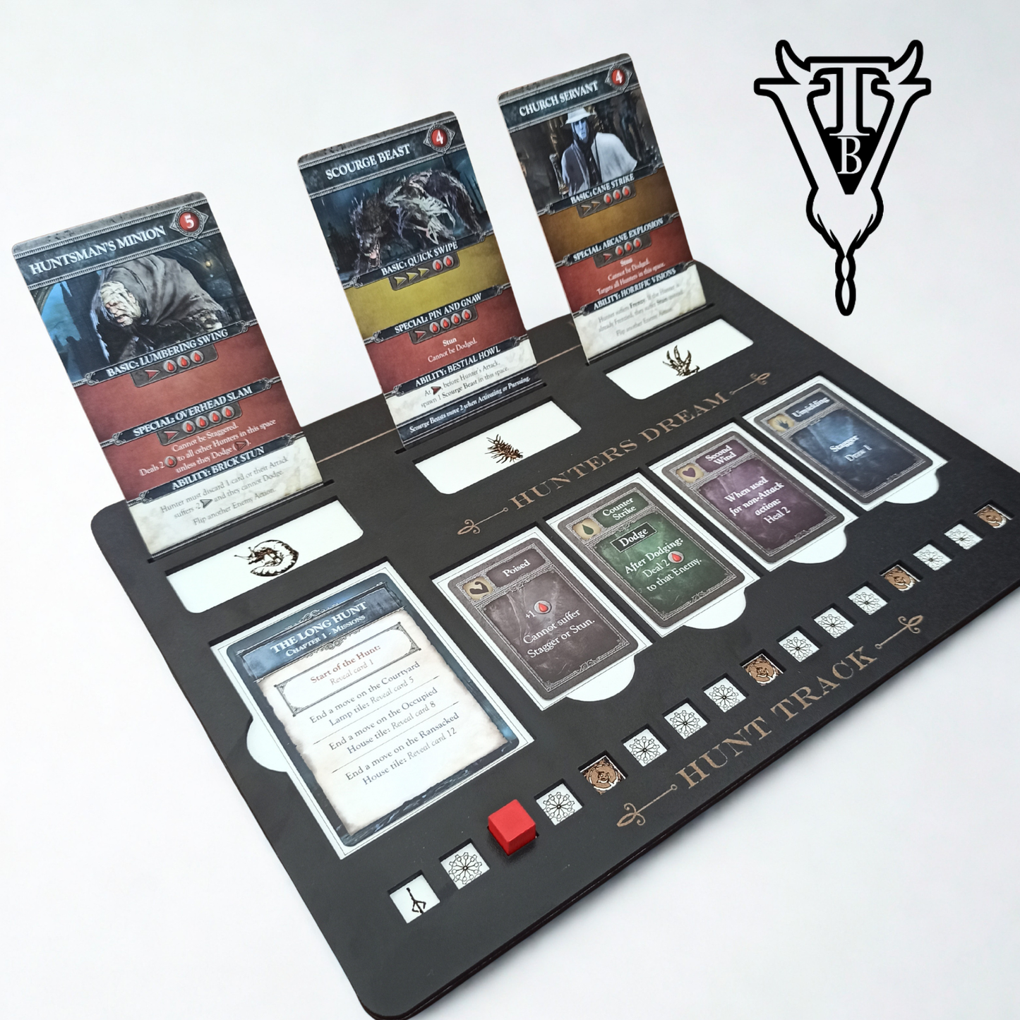 Bloodborne The Board Game — Hunt Board & Hunter's Dream Tracker packaging — The Board Viking