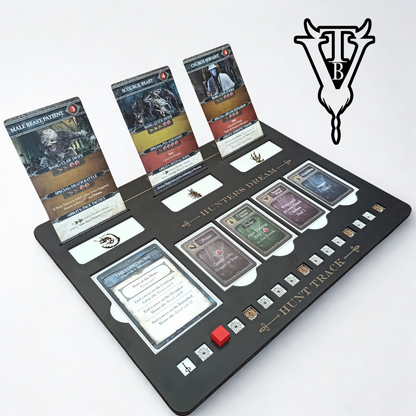 Bloodborne The Board Game — Hunt Board & Hunter's Dream Tracker components — The Board Viking