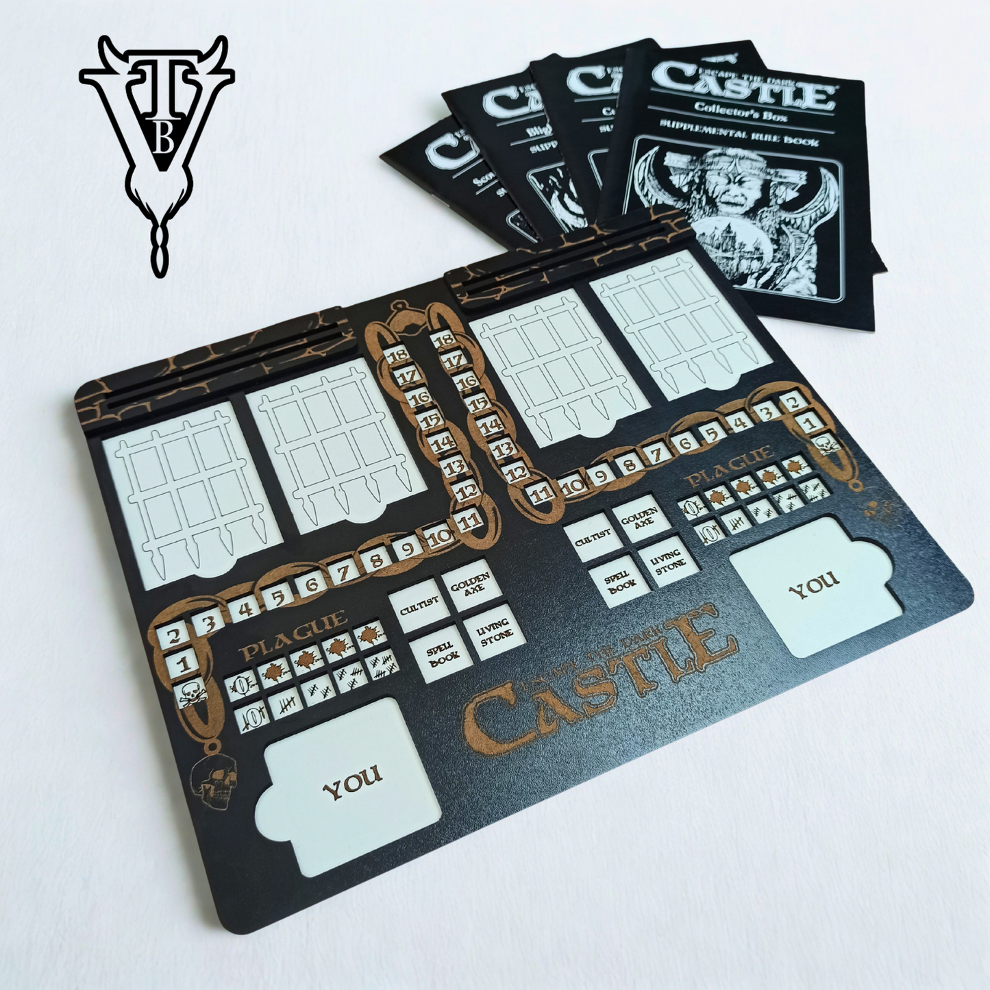 Escape The Dark Castle — Character Player Board V2 (Solo Play) — The Board Viking